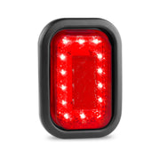 LED Autolamps 130RMG Rectangle Stop/Tail/Reflector Lamp with Grommet & 3 Pin Plug