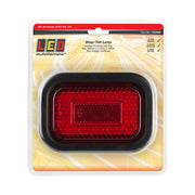 LED Autolamps 130RMG Rectangle Stop/Tail/Reflector Lamp with Grommet & 3 Pin Plug