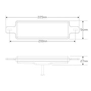 LED Autolamps 175AWTB2 Front Indicator/Position Lamp, Clear lens