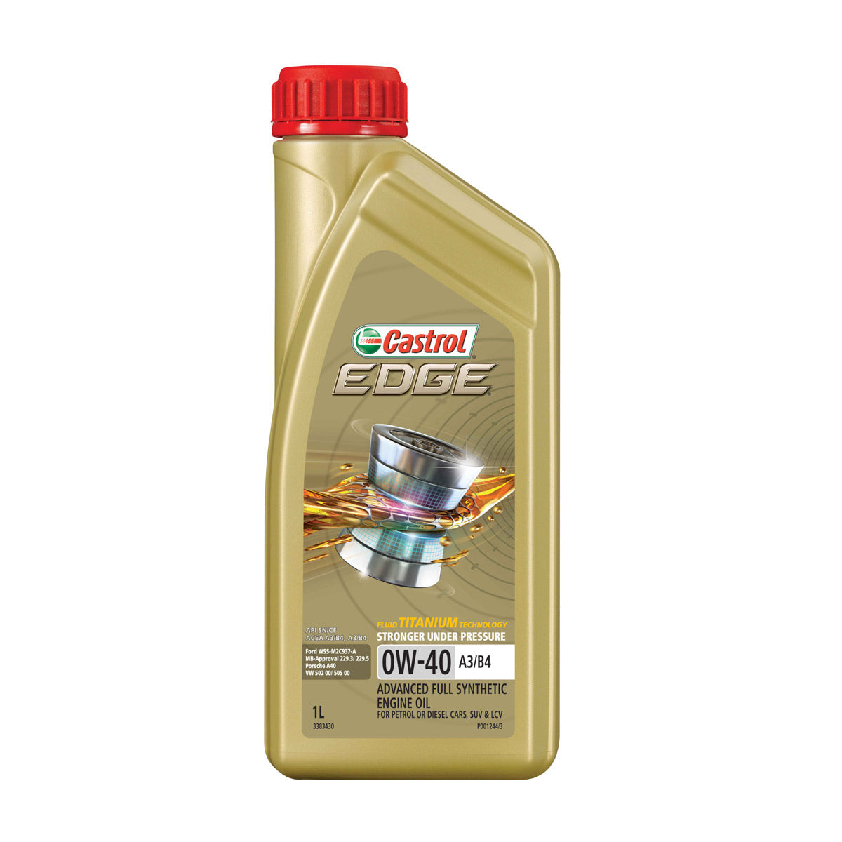 Castrol Edge Full Synthetic Engine Oil 0W-40 A3/B4 1L  - 3383430 (Pickup Only)