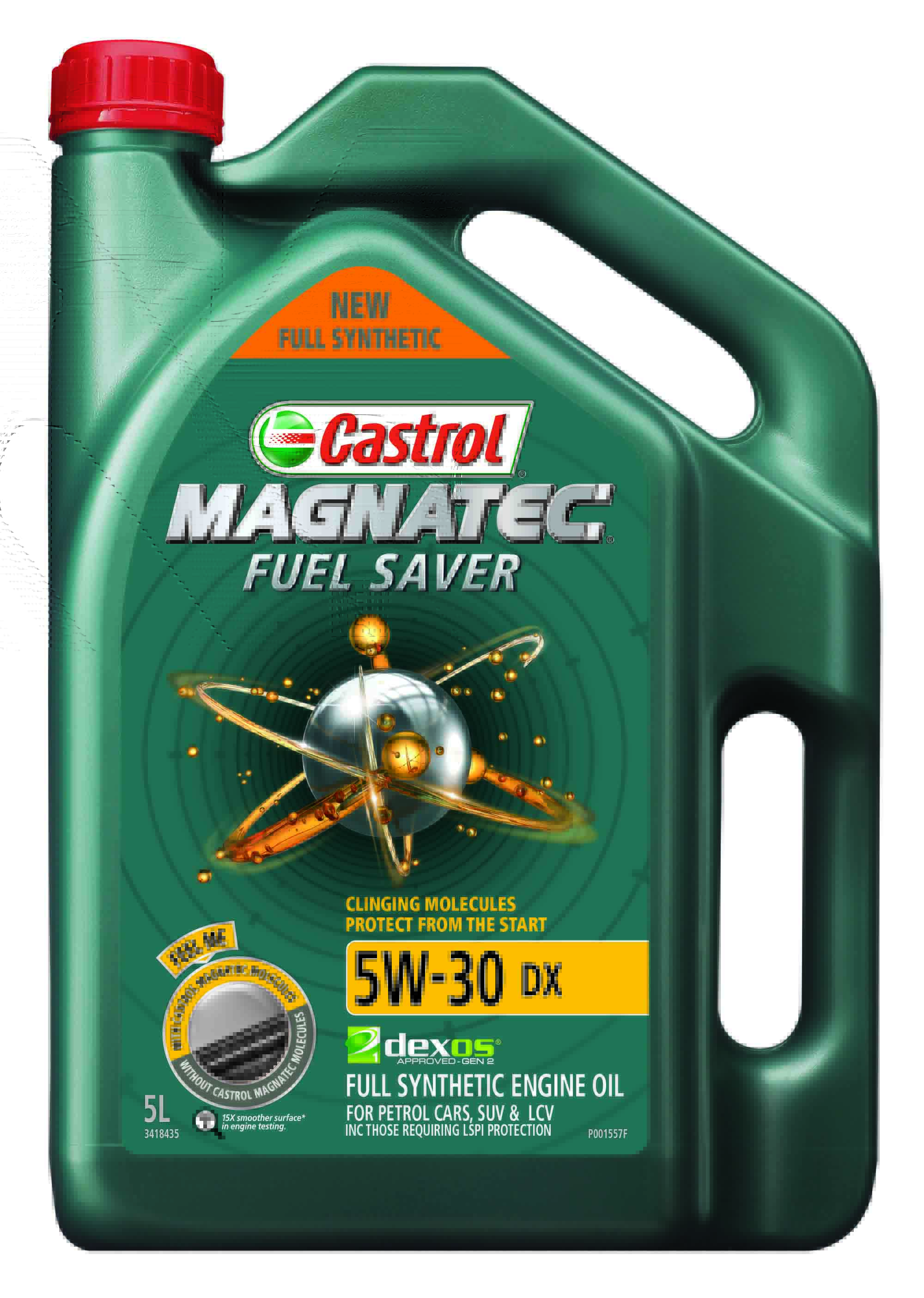 Castrol Magnatec Fuel Saver DX dexos1 5W-30 Full Synthetic Engine Oil - 5L - 3418435 (Pickup Only)