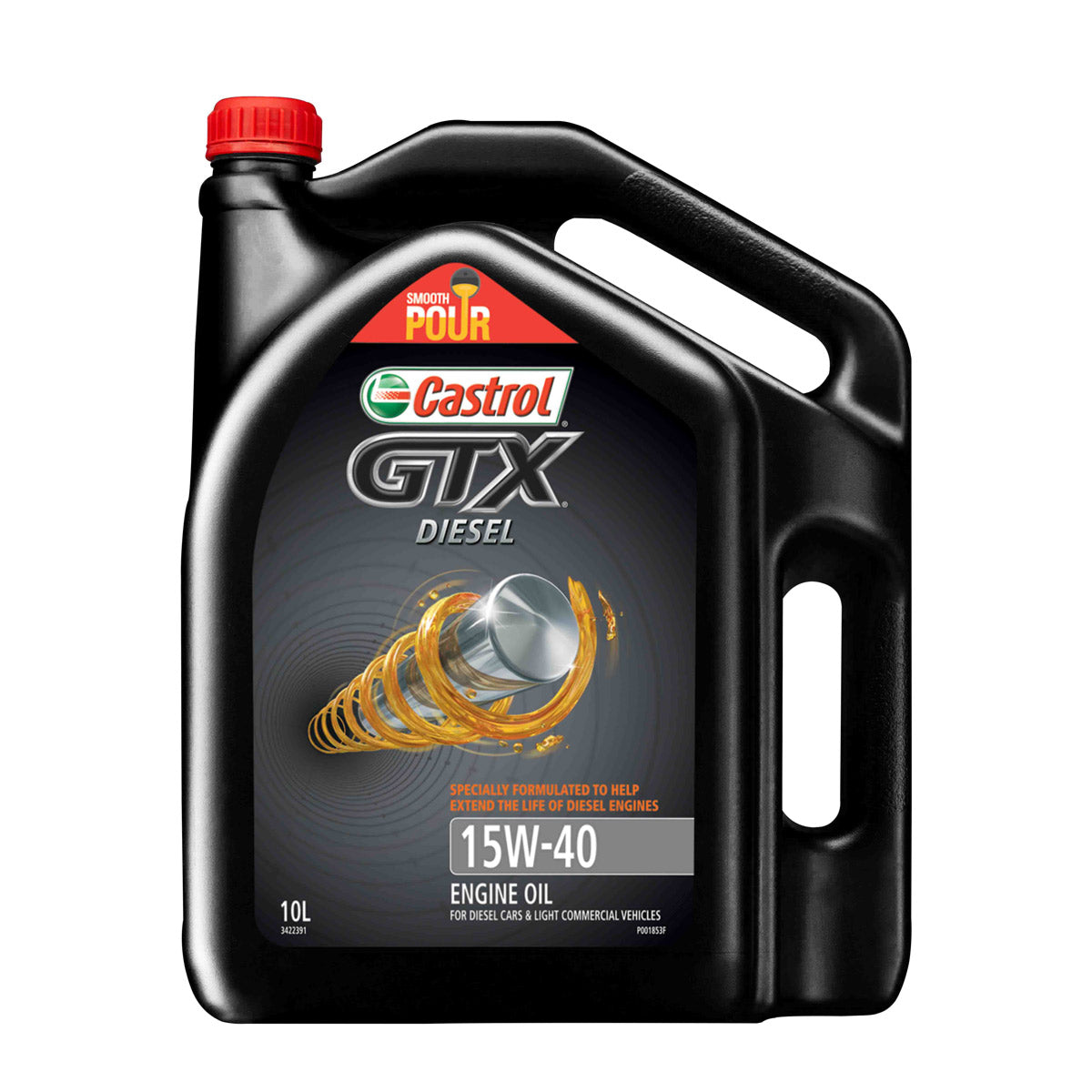 Castrol Mineral GTX Diesel Engine Oil 15W-40 10L  - 3422391 (Pickup Only)