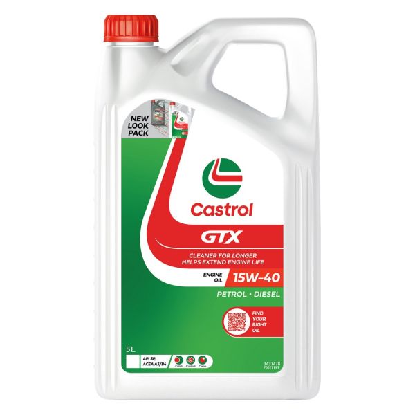 Castrol GTX 15W-40 Engine Oil 5L - 3437478  (Pickup Only)