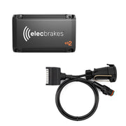 BUNDLE Elecbrakes EB2 + Adapter (Flat 7 Pin To Lg Rnd 7 Pin) Electric Trailer Brake Controller - A7-7LR