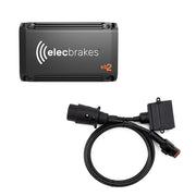 BUNDLE Elecbrakes EB2 + Adapter (Lg Rnd 7 Pin To Flat 12 Pin) Electric Trailer Brake Controller - A7LR-12