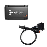 BUNDLE Elecbrakes EB2 + Adapter ( Sml Rnd 7 Pin To Flat 12 Pin) Electric Trailer Brake Controller - A7SR-12