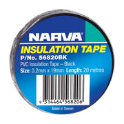 Narva 19mm PVC Insulation Tape (Black) - 56820Bk
