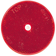 Narva Red Retro Reflector With Fixing Bolt - 84022BL