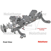 Nolathane Rear Control Arm Lower Front Bushing Kit - 46304