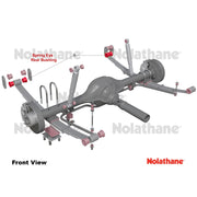 Nolathane Rear Leaf Spring Rear Eye Bushing Kit - 47312