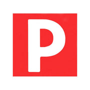 Pro-Kit 2x Magnetic Red P Plates - Suits WA and VIC - RG9388
