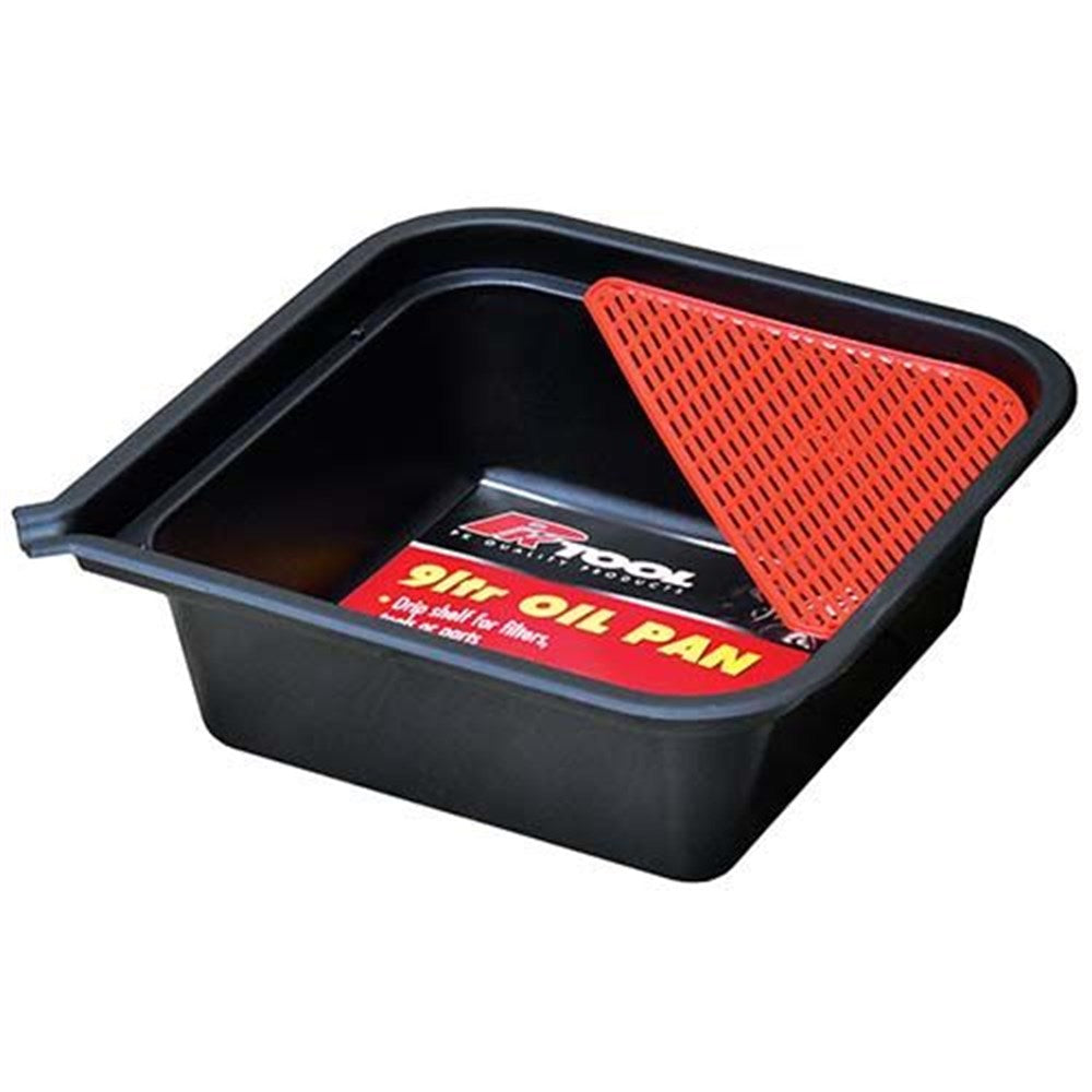 9 Litre Oil Drain Pan with Drip Tray - PKTool RG6130 (Bulky Item - Freight Applies)