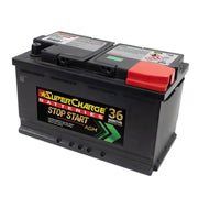 SuperCharge MF77HSS AGM Stop Start 12V Battery (Pickup Only)