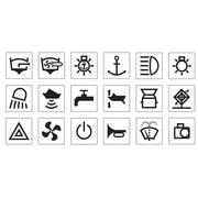 Narva 63178BL Rv & Marine Sticker Set
