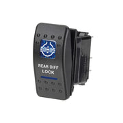 Narva 63138BL 12V Illuminated Off/On Sealed Rear Diff Lock Rocker Switch