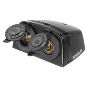 Narva 81164BL Heavy-Duty Twin Surface Mount Accessory/Merit Sockets