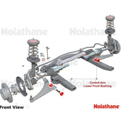 Nolathane Front Control Arm Lower Inner Front Bushing Kit - 45791