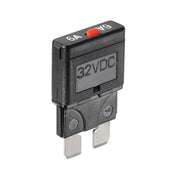 Narva 55705BL 5 Amp Black Manual Resetting Circuit Breaker