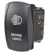 Narva 63220BL 12/24V Off/On LED Illuminated Sealed Rocker Switch With ‚ÄúDriving Lights‚Äù Symbol (Blue)