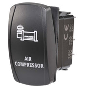 Narva 63228BL 12/24V Off/On LED Illuminated Sealed Rocker Switch With ‚ÄúAir Compressor‚Äù Symbol (Blue)