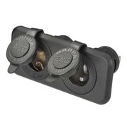 Narva 81141BL Heavy-Duty Twin Accessory/Engel Type Sockets