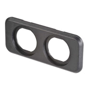 Narva 81149BL Twin BLank Flush Mount Housing Black