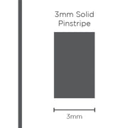 SAAS 1108 Pinstripe 3mm Solid - Charcoal