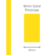 SAAS 9mm Pinstripe - Solid Yellow (10m) - 11317