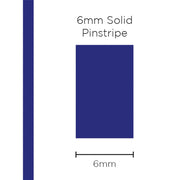 SAAS 6mm Pinstripe - Solid Dark Blue (10m) - 1215