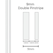 SAAS 9mm Pinstripe - Double White (10m) - 1502
