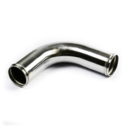 SAAS SAP7690P - 3 Inch (76mm) Diameter Polished Aluminium 90 Degree Right Angle Joiner Pipe