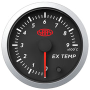 SAAS SG21240 Exhaust Temp Gauge 0¬∞-900¬∞ 52Mm Black Street Series