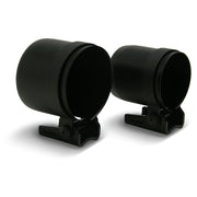 SAAS Gauge Cup 2-5/8 Inch Black Metal with Hole to Suit Electronic and Mechanical Gauges - SGC258BH