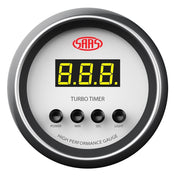 SAAS 52mm White Muscle Series Digital Automatic Turbo Timer - SG-DTT52W