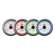 SAAS 52mm White Muscle Series Water Temperature Gauge (40-120C) - SG-WT52W
