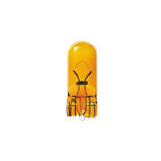 Philips 12396B2 Vision Line 12V WY5W 5W Amber Tinted Wedge Globes (Twin Pack)