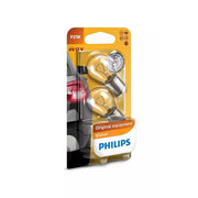 Philips 12498B2 Vision Line 12V P21W 21W Bayonet Globes (Twin Pack)