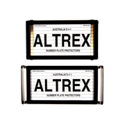 Altrex NSW 4/3 Figure Black Number Plate Protectors - with Lines - 4-3L