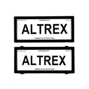 Altrex NSW, ACT, SA, WA, NT 5 Figure Black Number Plate Protectors - without Lines - 5NL