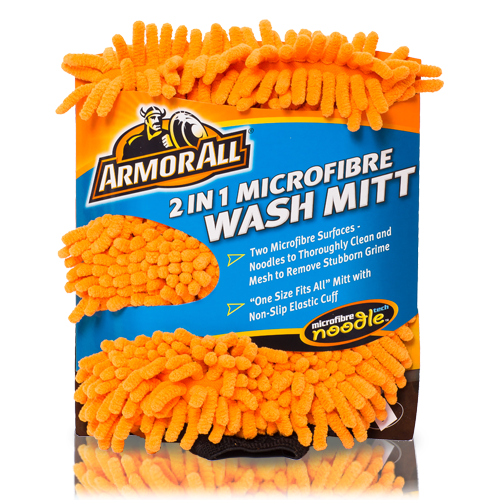 Armor All MICROFIBRE 2 IN 1 WASH MITT - AWMITTMESH1/6AU