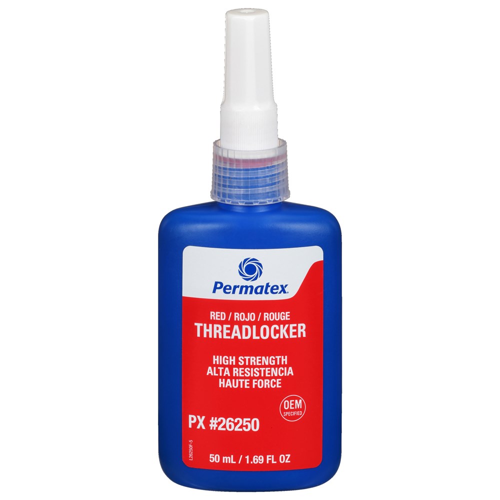 Permatex Permanent Strength Threadlocker Red 50Ml - 26250 - PX26250