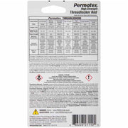 Permatex High Strength Threadlocker Red 10Ml - 27110 - PX27110