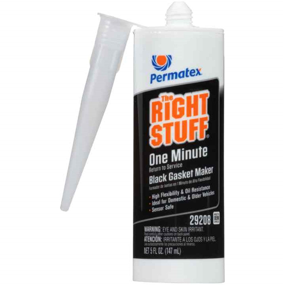 Permatex The Right Stuff 1 Minute Gasket Maker Black 147Ml - 29208 - PX29208