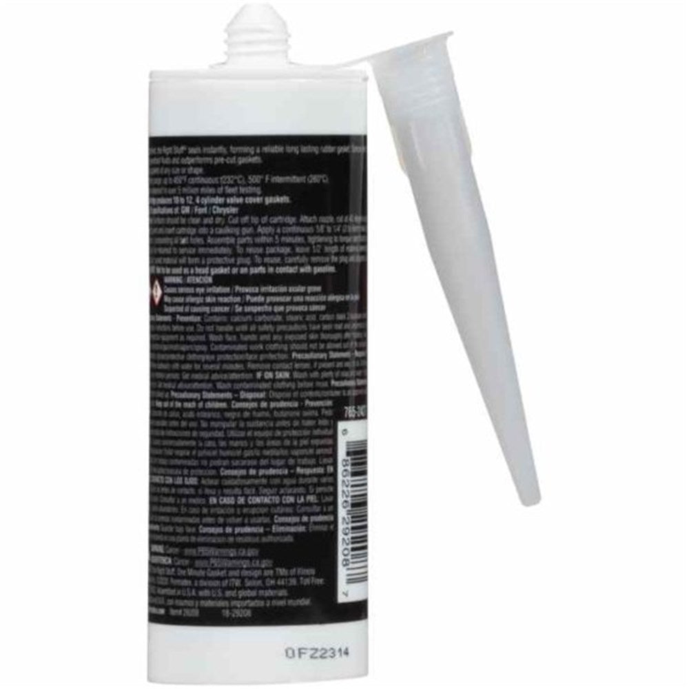 Permatex The Right Stuff 1 Minute Gasket Maker Black 147Ml - 29208 - PX29208