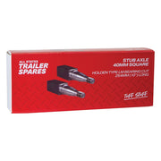 ASTSS Trailer Stub Axle - 40mm Square, 10