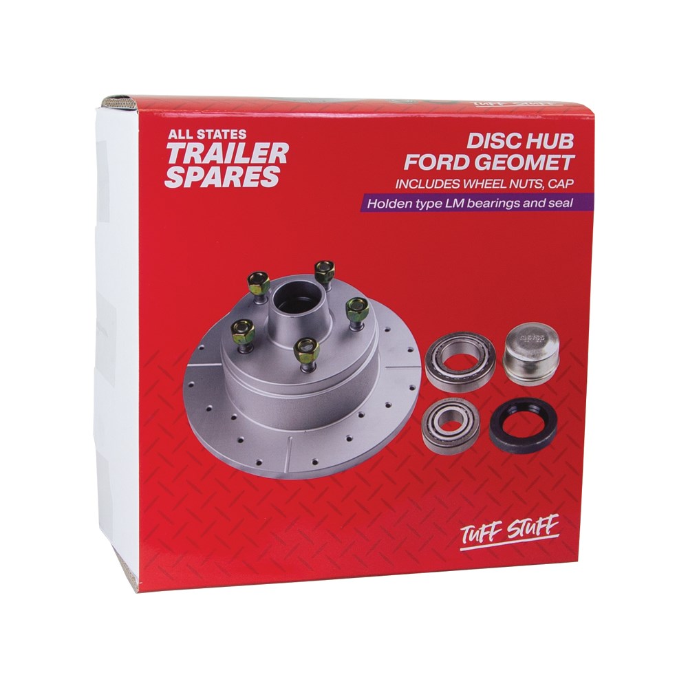 ASTSS Ford Type 10" Hub Disc (5x114.3) to Suit LM Bearings (Zinc) - R1916E (Bulky Item - Freight Applies)
