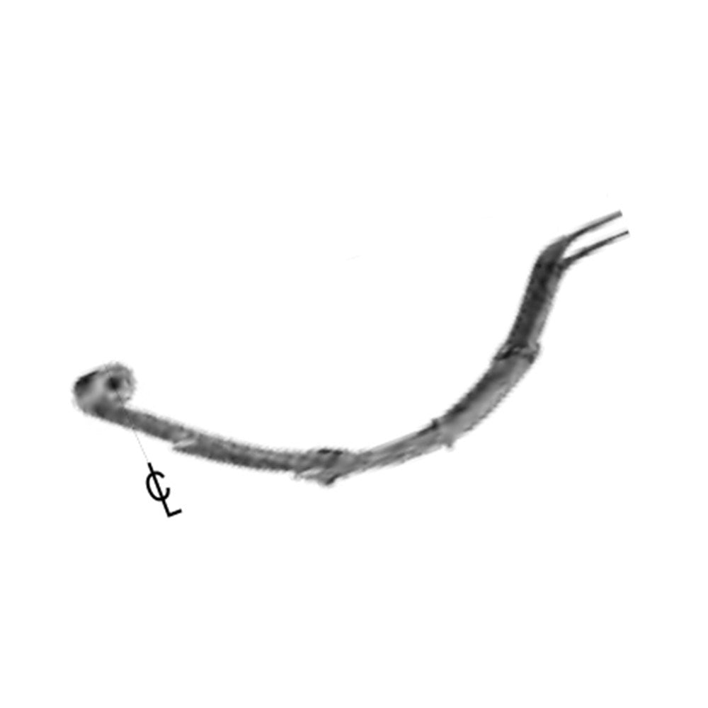 ASTSS 375kg 780mm Long 4-Leaf (6x45mm) Slipper Spring (Dacromet) - R5154F (Bulky Item - Freight Applies)