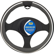 Ilana Turbo Steering Wheel Cover Grey - TURSWCGRE