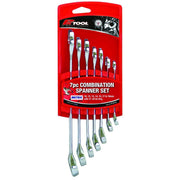 PKTool Metric Cr-V Combination Spanner Set 7 Piece - PT10175