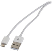 Powertech WC7733 3.0 Metre USB-A MFi Charge and Sync Cable - White